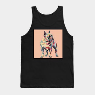 French Bulldog in 70's Tank Top